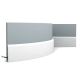Многофункциональный профиль гибкий Orac Decor SX184F Полиуретан 2000*110*13 мм