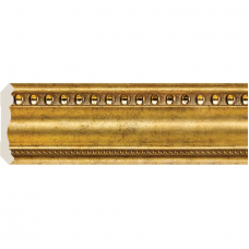 Карниз Cosca A60(1)-G327 Полистирол Античное золото 2400*60*42 мм