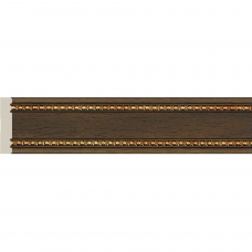 Бордюр Cosca W40(1)-DB2 Полистирол Венге 2400*40*9 мм