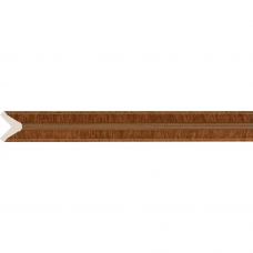 Угол Cosca C18-3 (BR323) Полистирол Дуб тёмный 2400*18*18 мм